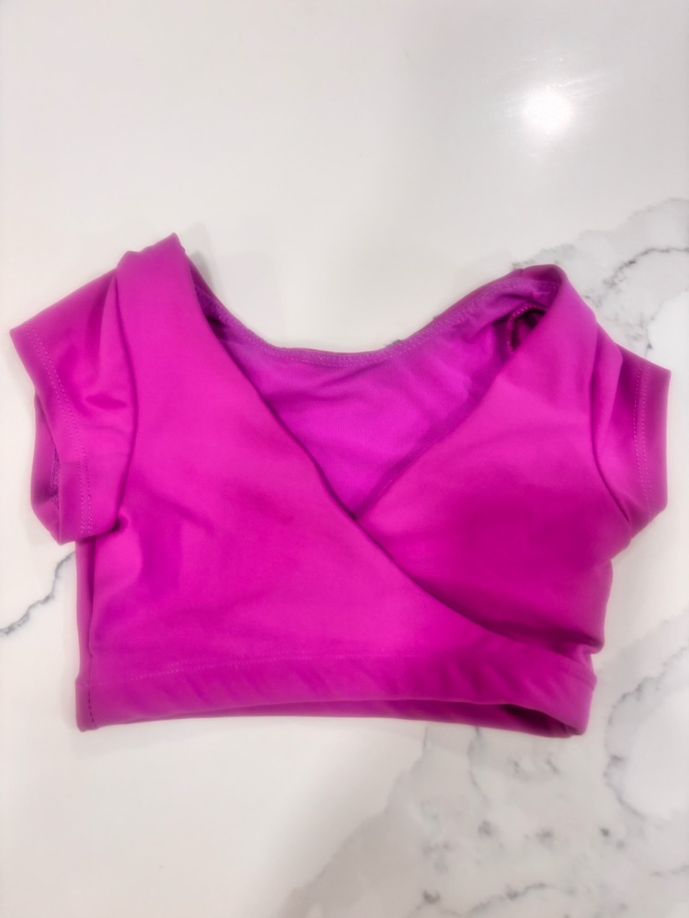 Five Dance Fuchsia Wrap Top